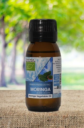 Huile Végétale Moringa BIO (30 et 60 ml.) - 60 ml.
