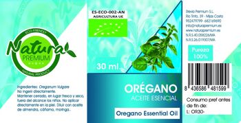 Huile Essentielle d'Origan Bio - 30 ml. 2