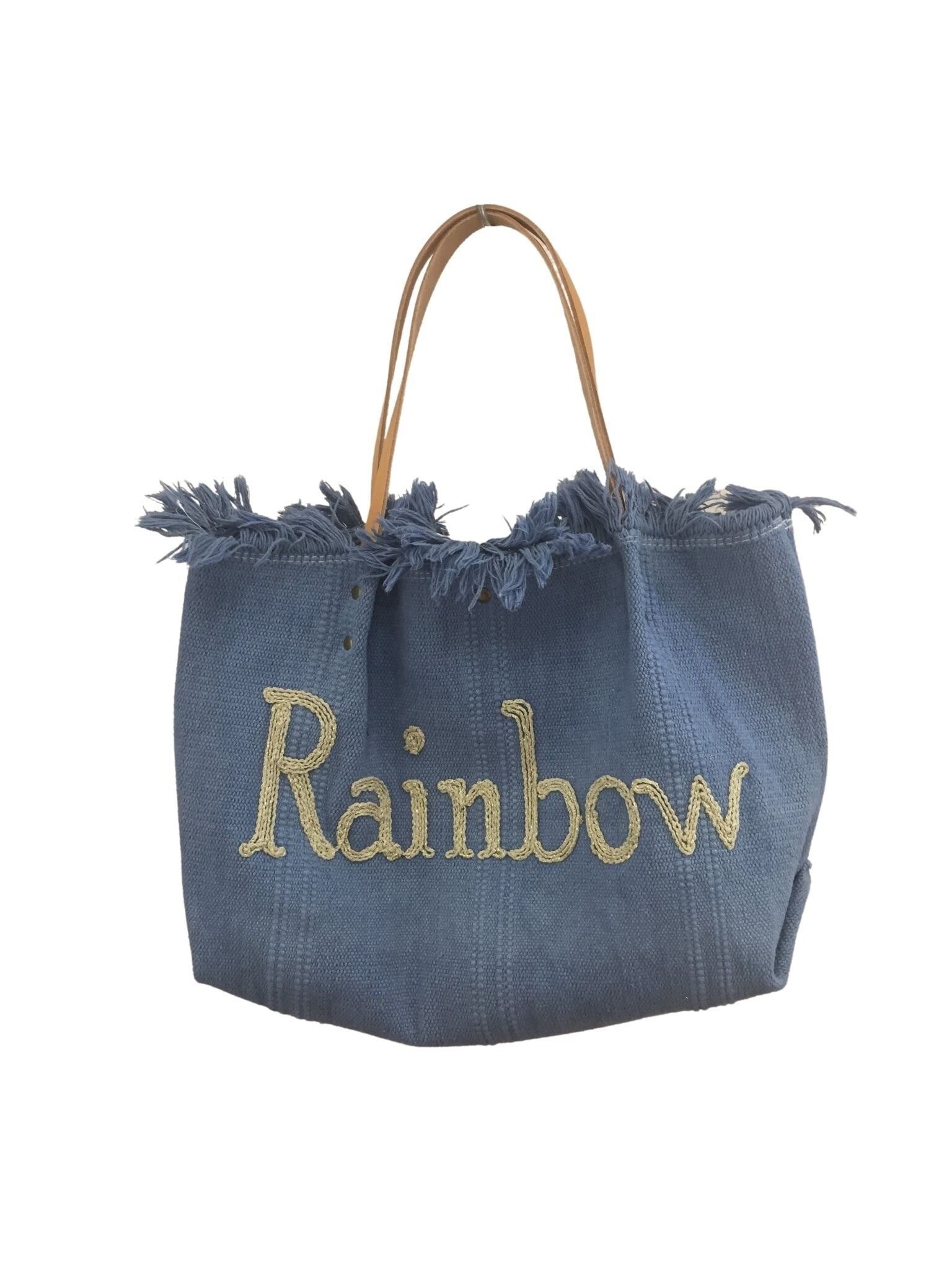 Buy wholesale Rainbow bag Bohemian bag Beach bag summer tote