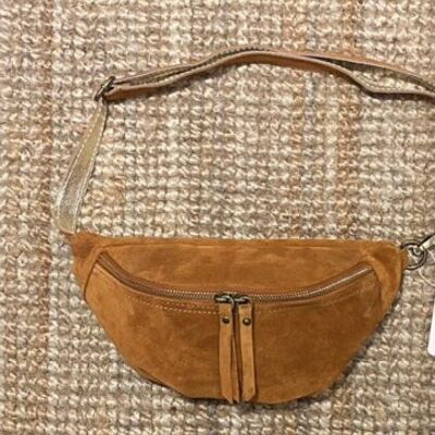 Banane bumbag en cuir - Camel