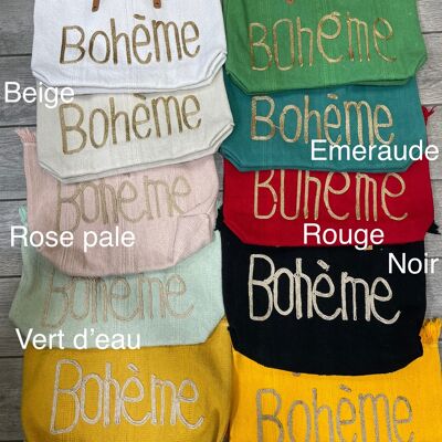 Sac bohème ,Sac de plage , sac cabas été , sac paille, sac été - Jaune