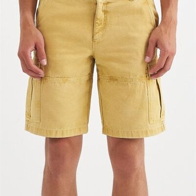 FABIO - Pantaloncini cargo in tela - Vintage