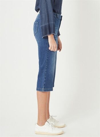 TERA - Pantalon en jean coupe courte - Bleu moyen 2