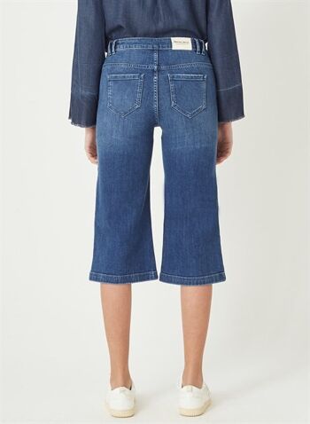 TERA - Pantalon en jean coupe courte - Bleu moyen 3