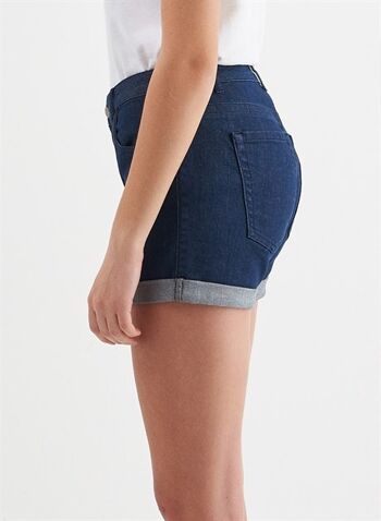 ALINA - Short en jean coupe classique - Bleu foncé 2