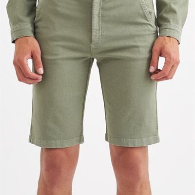 MARCO - Regular Fit Twill Shorts - Sage