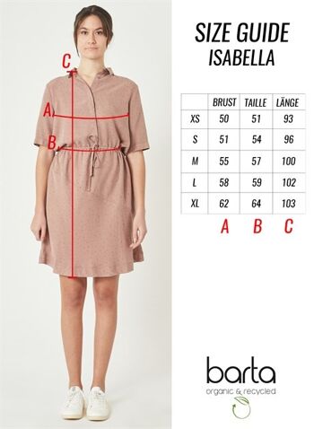 ISABELLA - Robe imprimée en Tencel - Mauve poussiéreux 5