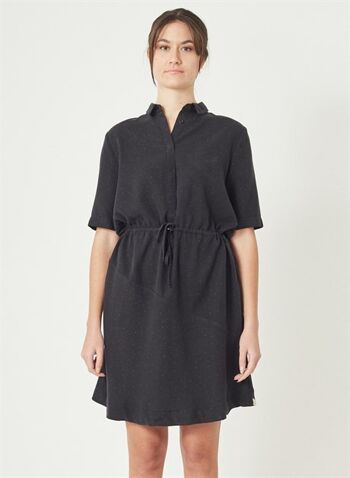 ISABELLA - Robe imprimée en Tencel - Noir 2