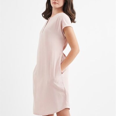 DINA - Long Tencel  Dress - Dusty Rose