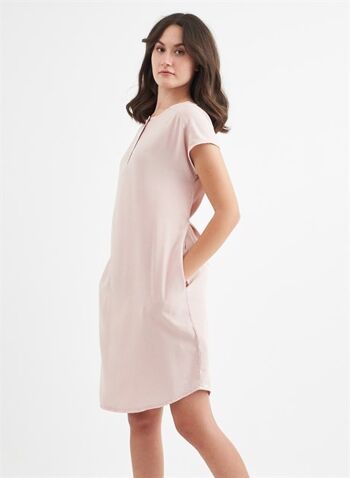 DINA - Robe longue en Tencel - Vieux Rose 1