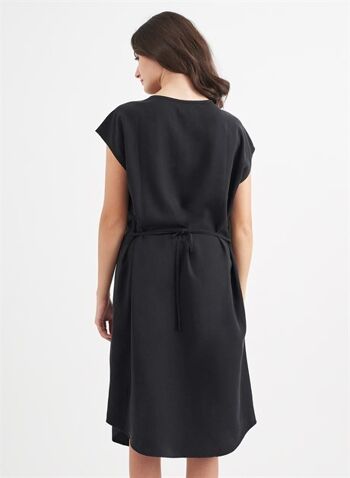 DINA - Robe longue en Tencel - Noir 4