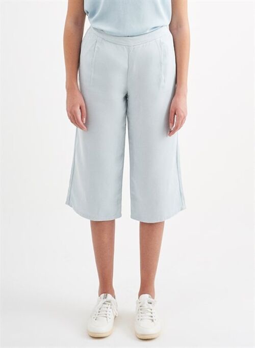TERA - Crop Tencel Linen Pant - Blue Dream