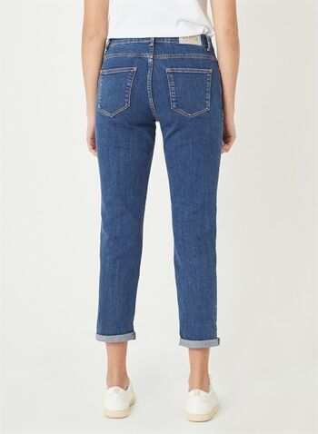 NILA - Pantalon Jeans Coupe Boyfriend - Bleu Moyen 3