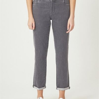 NILA - Pantaloni di jeans in denim Boyfriend Fit - Grigio