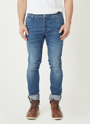 MINO - Pantalon en jean coupe slim - Bleu clair 1