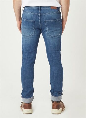 MINO - Pantalon en jean coupe slim - Bleu clair 4