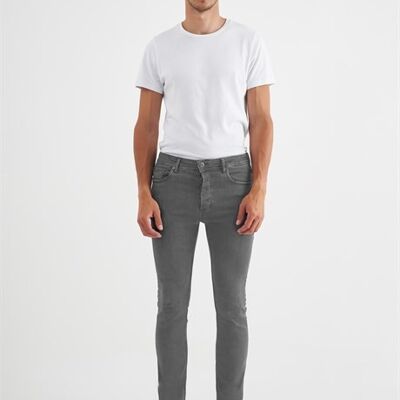 MINO ñ Slim Fit Denim Jeans Pants - Grey Denim