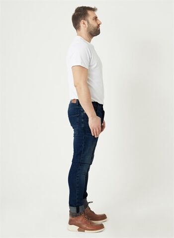 MINO - Pantalon en jean coupe slim - Bleu foncé 2