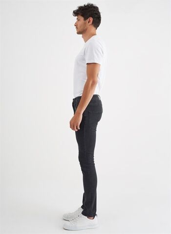 MINO - Pantalon en jean coupe slim - Denim noir 5
