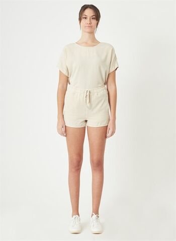 ELISA - Mini short en Tencel - Beige 2