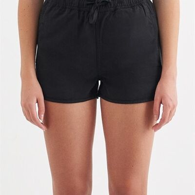 ELISA - Shorts de Tencel Mini - Negro