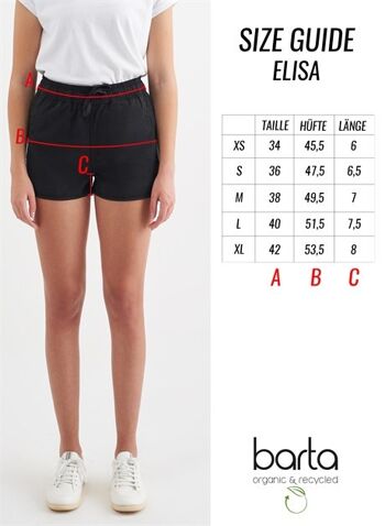 ELISA - Mini Short Tencel - Noir 5