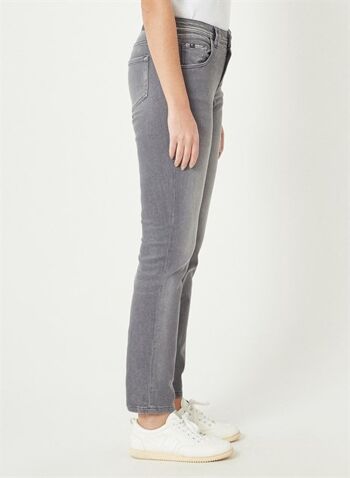 HANNA - Pantalon en jean coupe classique - Gris 2