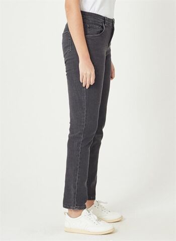 HANNA - Pantalon en jean coupe classique - Noir 2