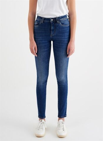 ANA - Pantalon en jean coupe skinny - Bleu moyen 1