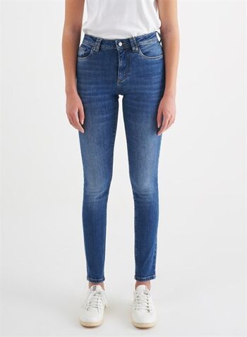 ANA - Pantalon en jean coupe skinny - Bleu clair 1