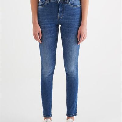 ANA - Skinny Fit Denim Jeans Pants - Light Blue