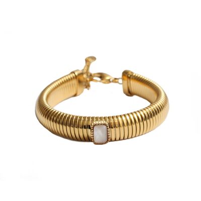 Skadi bracelet - Gold - Mother-of-pearl