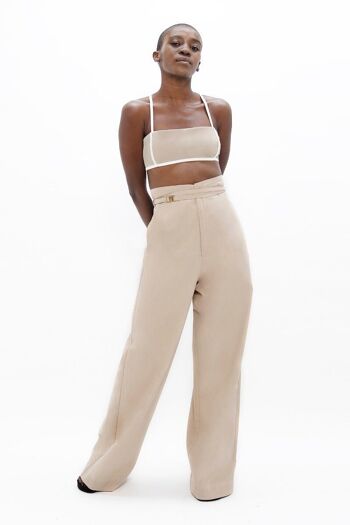 Florence FLR - Pantalon - Sable 1