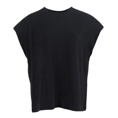 Muscat MCT - T-shirt à épaules audacieuses - Sable noir