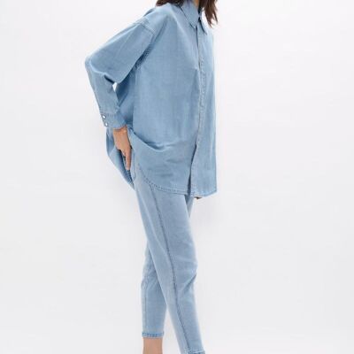 Louisiana MSY - Classic Denim Shirt - Sky