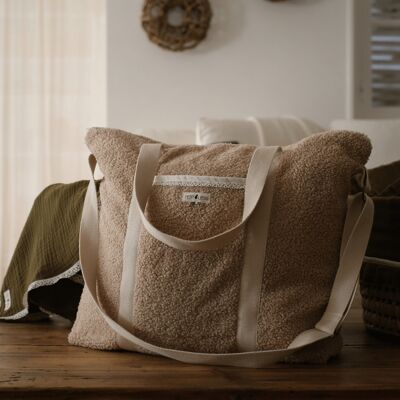 Petit Leon - Sac à langer Teddy - Beige