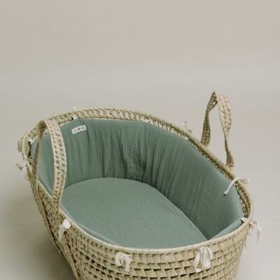Petit Léon - "My first bassinet" set - Sage green