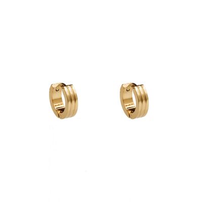 Isalyne mini hoop earrings - Gold