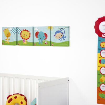 Fisher-Price SET 4 LEINWAND 25X25CM von ARDITEX