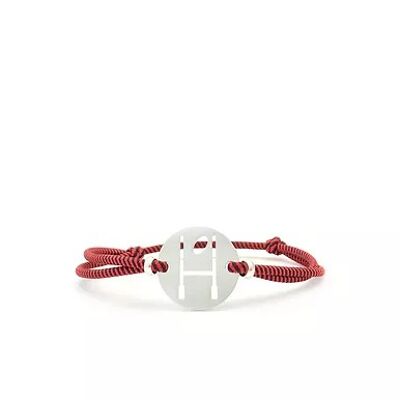bracelet OVALIE - ROUGE/NOIR