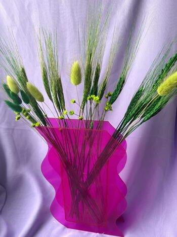 Bouquet de fleurs séchées vertes - Petit modèle - un bouquet 1