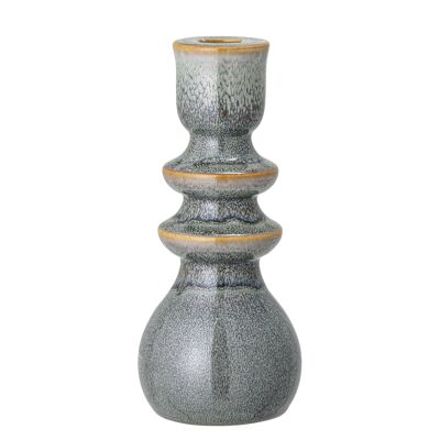 Candelabro Emie, Verde, Gres - (D8xH19 cm)