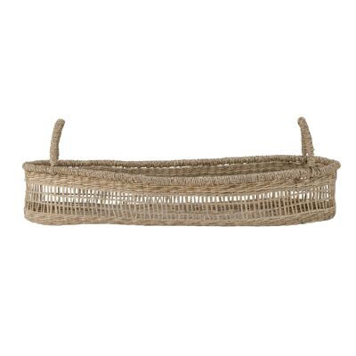 Maddie Basket, Nature, Seagrass - (L59xH13xW22 cm)