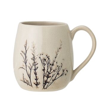 Mug Bea, Nature, Grès - (D10xH10,5 cm) 1