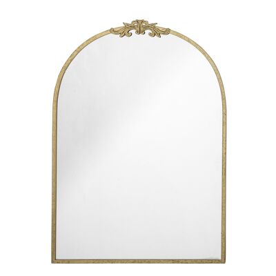 Miroir mural Roi, laiton, métal - (L59,5xH83,5xL3 cm)