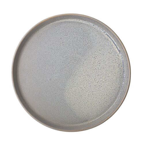 Kendra Plate, Grey, Stoneware - (D20 cm)