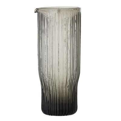 Ronja Decanter, Grey, Glass - (D9,5xH23 cm)