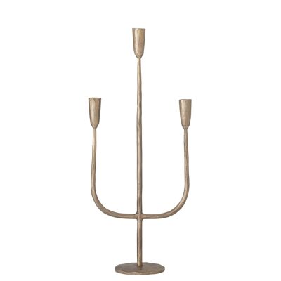 Ace Candle Holder, Brass, Metal - (L24xH55xW10 cm)