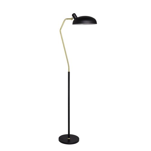 Roseanna Floor Lamp, Black, Metal - (D28xH150 cm)