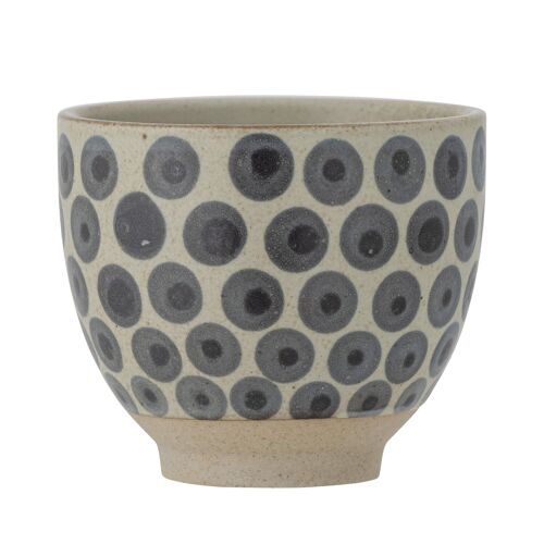 Tinni Cup, Blue, Stoneware - (D9xH7,5 cm)